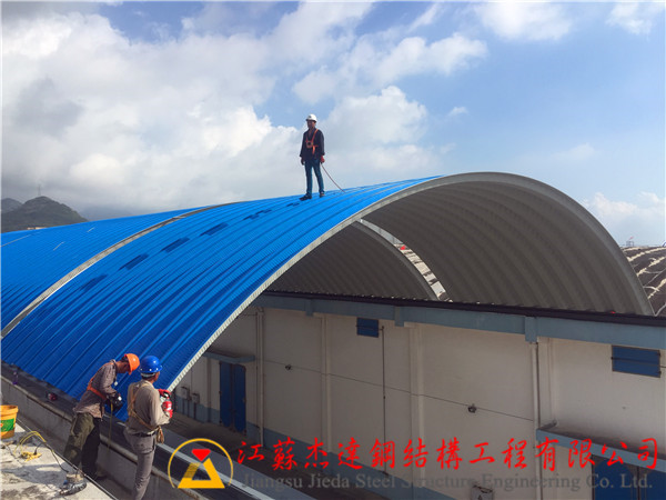 福建光泽直属库拱形屋面